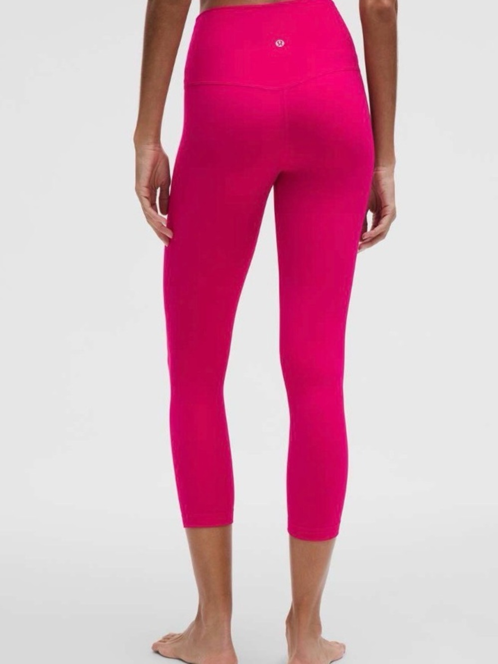 Lululemon Align High-Rise Crop 23"Passionate 10 W6BGKS Nulu Athletic Running - Picture 5 of 13